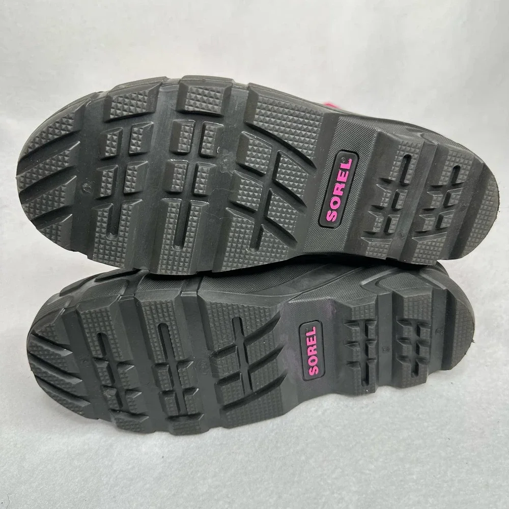 Sorel Cub Winter Snow Boots Pink Insulated Waterproof Youth Big Girls Size 7